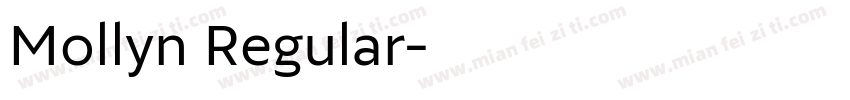 Mollyn Regular字体转换